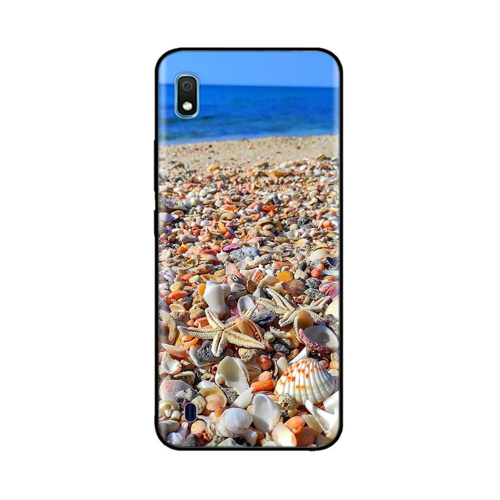 Чехол для Samsung Galaxy A10 Милый Мягкий Гладкий Жидкий Силикон Полная Защита Чехлы для Телефона Для Samsung A10 Чехол A 10 SM-A105F