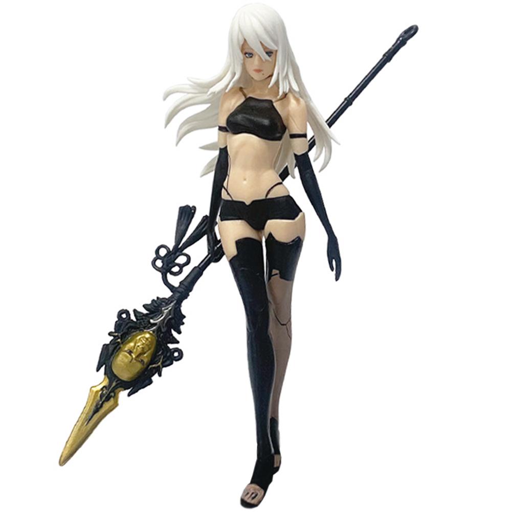 Игровая фигурка 2B стоящая Фигурки действия Фигурка A2yorha Фигурка 9Syorha ПВХ модель Украшение для взрослых Коллекционная модель Игрушка Подарок 21,5 см
