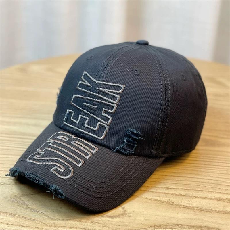 Ins шляпа женская кепка с мягким верхом и вышивкой буквами универсальная бейсболка модная повседневная кепка хип-хоп шляпа