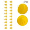 50pcs For Volvo Rivet Car Door Trim Panel Clips Fasteners For Hyundai For Volvo S80 S40 S60 C30 C70 V40 V50 V70 Yellow Plastic