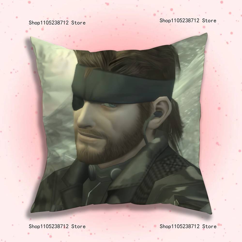 M-Metal Gear Solid Рейден Наволочка Плюшевая Ткань Мягкая Наволочка Двусторонний Принт Подушка для Дивана Плед