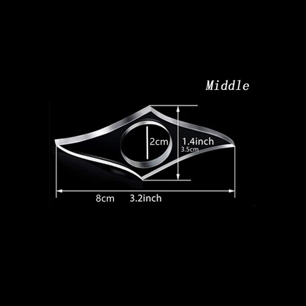 Multi-function Thumb Book Brace Acrylic Book Page Holders Thumb Book Support  Book Marker