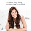 DOVE Daily Shine Shampoo - For Dull And Frizzy Hair, Makes Hair Soft, Shiny And Smooth, 180 Ml