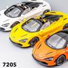 1:24 720S Racing Car Model Diecast Metal Sports Car Model Simulation Sound and Light Collection Childrens Toy Gift