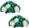 Silk Flowers Bouquet Artificial Roses Table Centerpieces Weddings Decoration Flower Balls for Reception Event