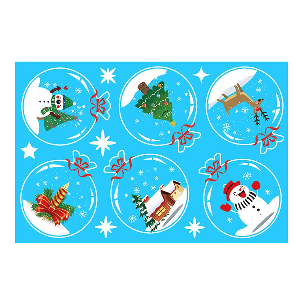 Electrostatic Glass Stickers Christmas And Christmas Stickers Walls