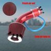 Aluminum Car Accessories Turbo Induction Pipe Tube Kit Universal With Air Filter 76mm/3Inch Car Cold Air Intake System