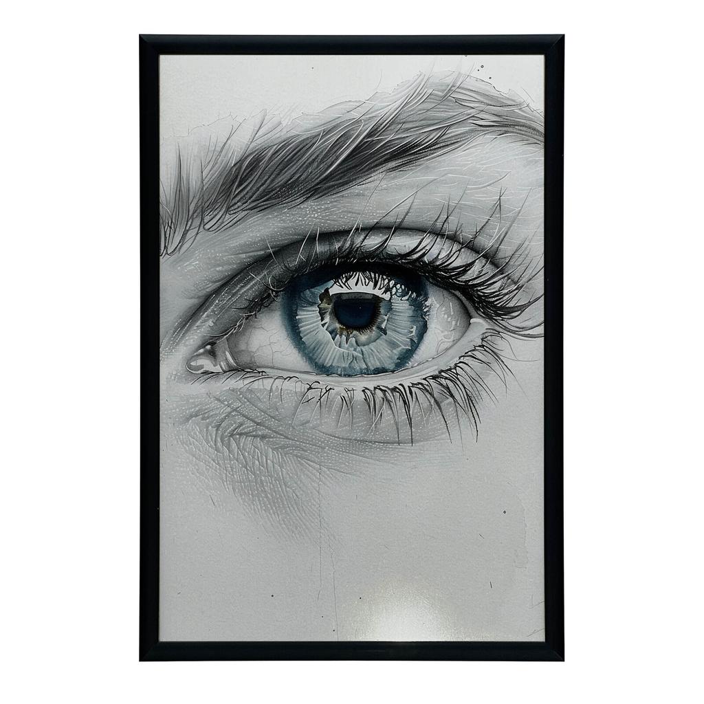 Captivating Look Captivating Look, 50X70 Cm, Black Aluminum Frame, 230 Gsm Matte Paper