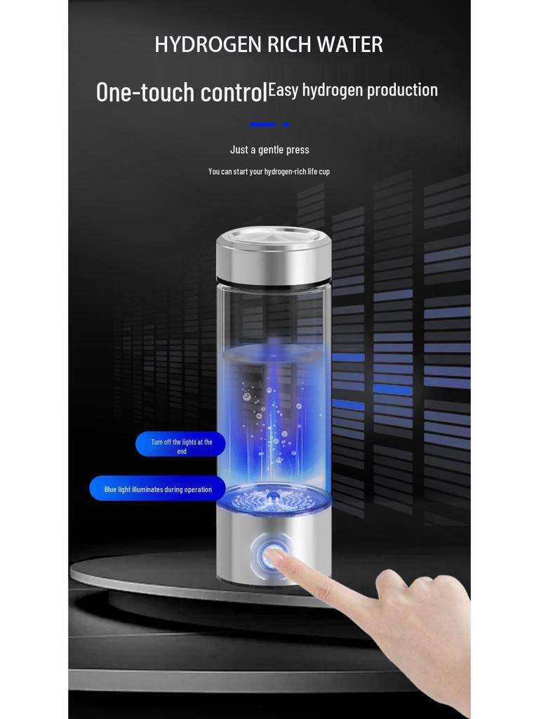 Hydrogen-Rich Water Generator with Patent Design - Electrolysis Cup