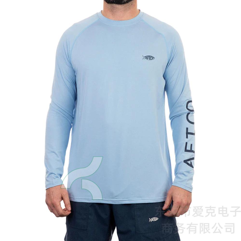 AFTCO Fishing Suit Outdoor Luya Fishing Sportswear Summer Sunscreen Long Sleeve T-Shirt Quick Drying Breathable Top