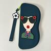 Simple Multifunctional Silicone Eyeglasses Case Dustproof Waterproof Small Items Bag Cartoon Coin Purse Sunglasses Pouch Female