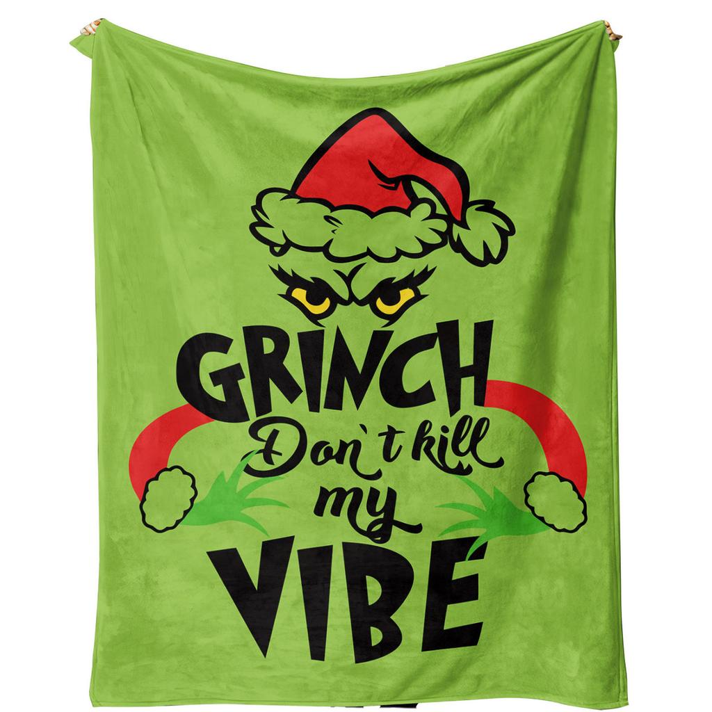 Flannel Blanket Christmas Personalized Blanket Digital Print Blanket