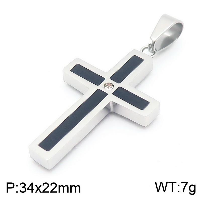 45/50/55/60cm Simple Zirconia Cross Pendant Charm Necklace For Men Hip Hop Gold Color Pendant Vintage Jewelry Gift Accessories