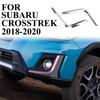 2 шт. Хромированные накладки на брови передних противотуманных фар Для Subaru XV Crosstrek 2018-