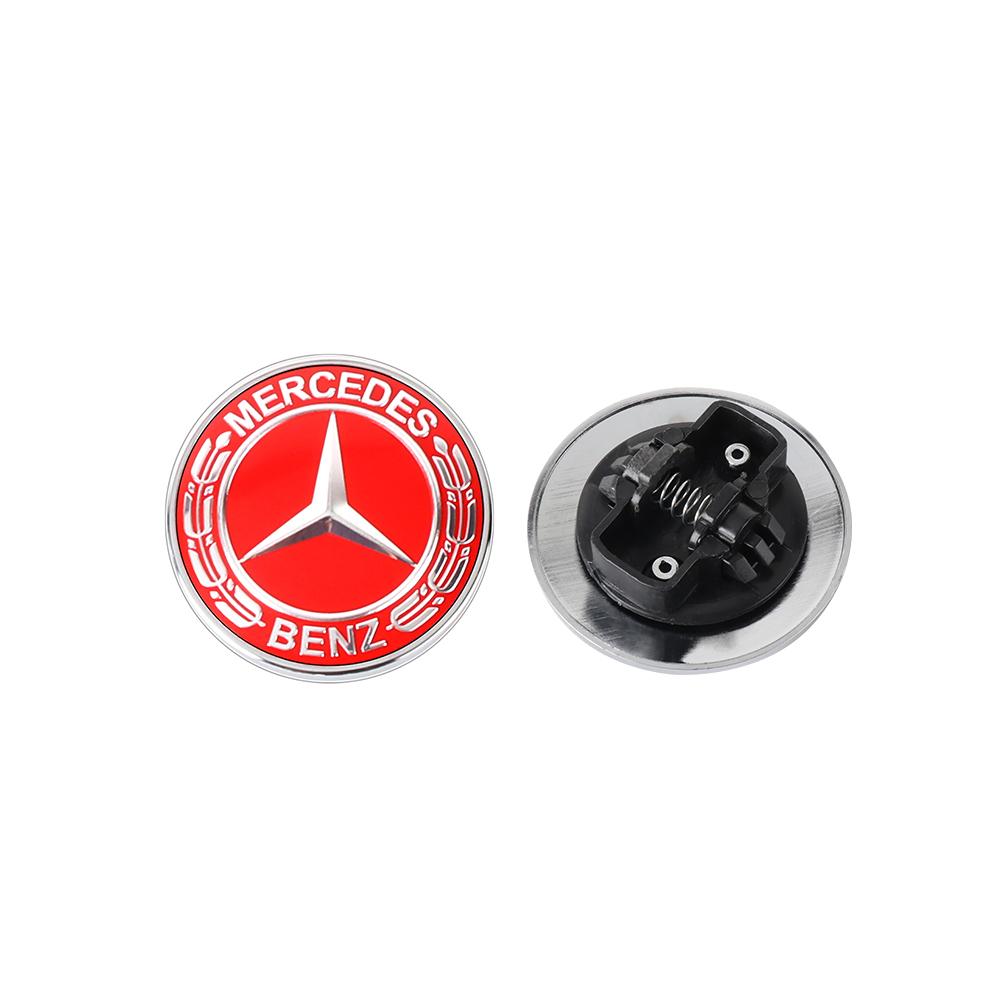 57mm Car Hood Logo Badge Replace Accessories For Mercedes Benz AMG W205 W211 W247 W176 W212 W220 W177 W247 W176 CLS CLA CLK GLC ILNOP1
