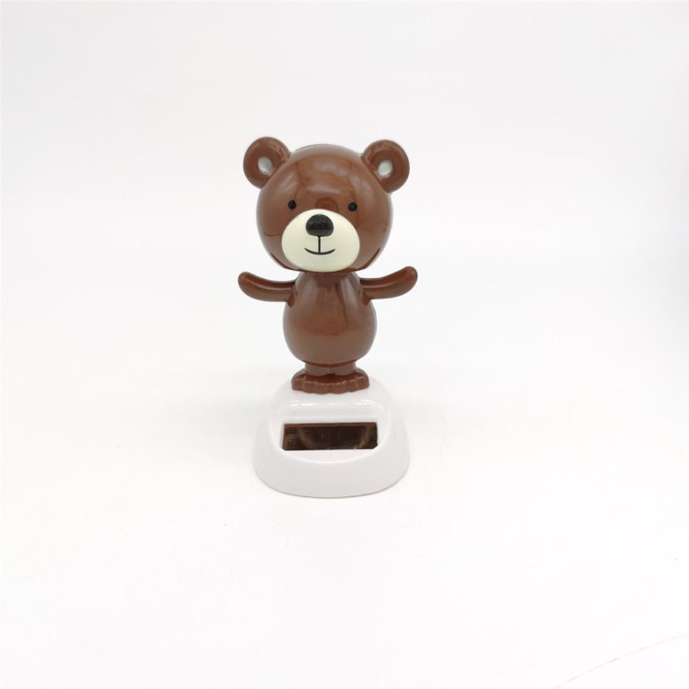 Пластиковая кукла с качающейся головой на солнечной энергии, животное на солнечной энергии для автомобиля, танцующая игрушка на солнечной энергии, кукла в подарок