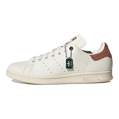 Originals Stan Smith Нескользящие Прочные Низкие Кеды для Скейтбординга Унисекс Кроссовки Белые Коричневые IE4848