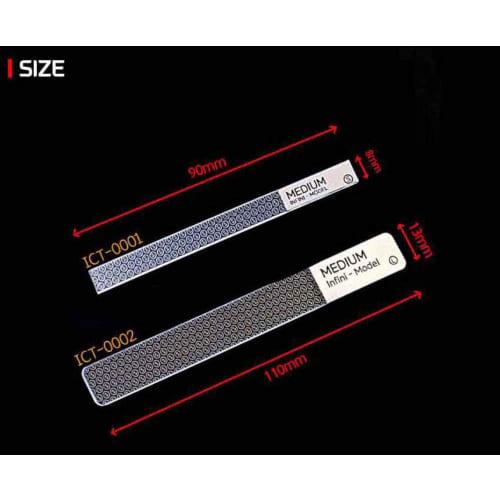 Infini Model Glass File Set (Large) 3-Piece Set for Plastic Models (ICT0002)