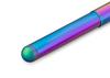 Kaweco Collection Liliput Kolibri I Premium Rainbow Color Reservoir Fountain Rainbow Steel for Ink EF Pen, Nib, Cartridges, 4.9-inch, Nib (Extra