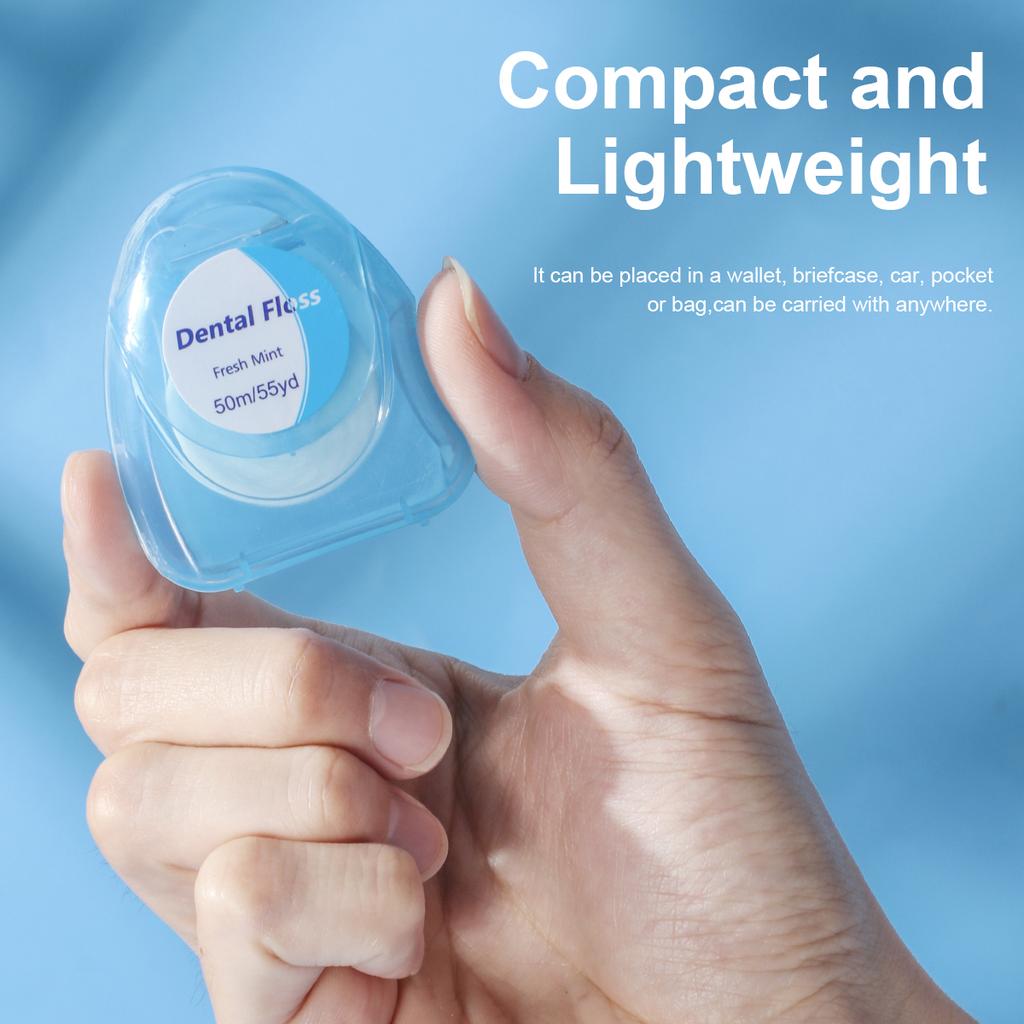 6PCS/3PCS/1PC Peppermint Floss Roll - Cleaning Oral Tools - Floss Stick Adult Home Set - Compact and Convenient