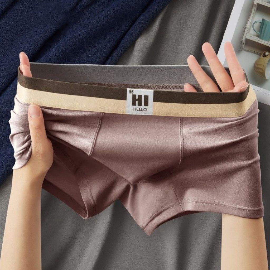 Большие размеры мужские трусы-боксеры антибактериальные дышащие трусы мягкие и приятные для кожи бесшовные трусы