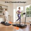 SYSURO S1L MIX Walking Pad Treadmill, 2.5HP Motor, 0.6-6.2MPH Speed, HIIT Mode, 9% Incline, 5-Layer Running Belt, <45dB Quiet, Foldable