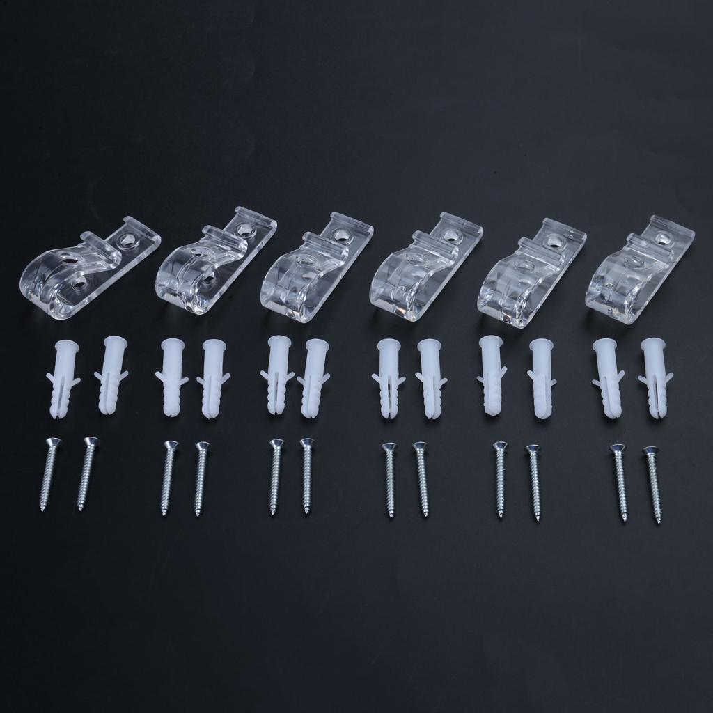 Прозрачный держатель шнура для жалюзи, фиксатор цепи безопасности для рулонных штор, направляющие для шнура, крючки для фиксации жалюзи, зажим для цепочки с бусинами для шнура