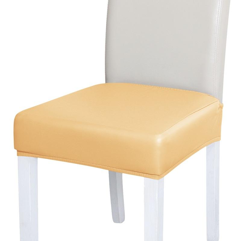 Чехлы для стульев для столовой, водонепроницаемый чехол из искусственной кожи, съемный, моющийся чехол для стула, защитный чехол для сиденья кухонного стула для столовой