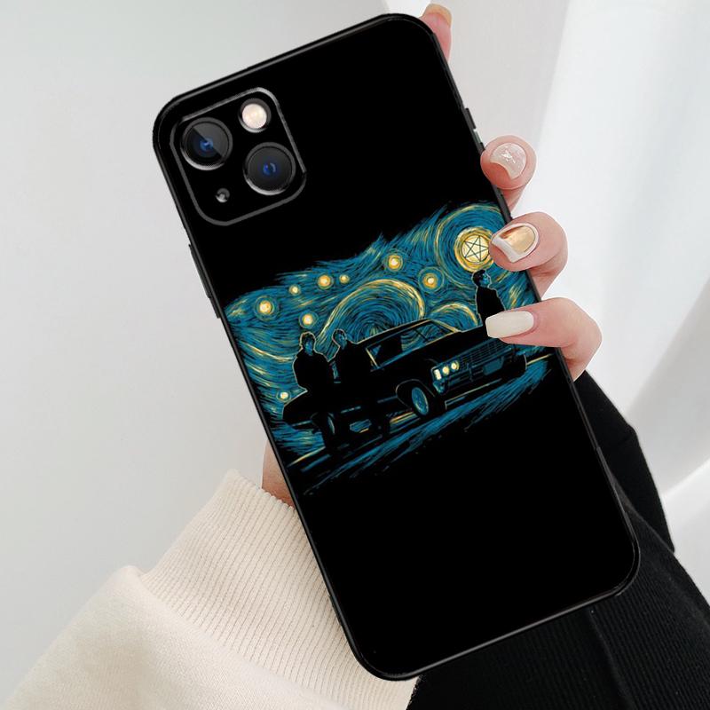 Сверхъестественный чехол для телефона для iPhone 17 Pro Max 14 13 12 11 15 16 Pro Max mini 16 15 Plus 16e 17 Air Cover