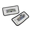 2 шт. белые 3 SMD светодиодные фонари номерного знака для Mercedes-Benz C W203 седан CLK W209 A209 C209 SL R230 равномерное освещение