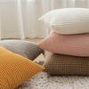 Скандинавский стиль Простая наволочка Подушка-подушка с кукурузными зернами Подушка для поясницы в автомобиль Домашнее украшение Плюшевая подушка