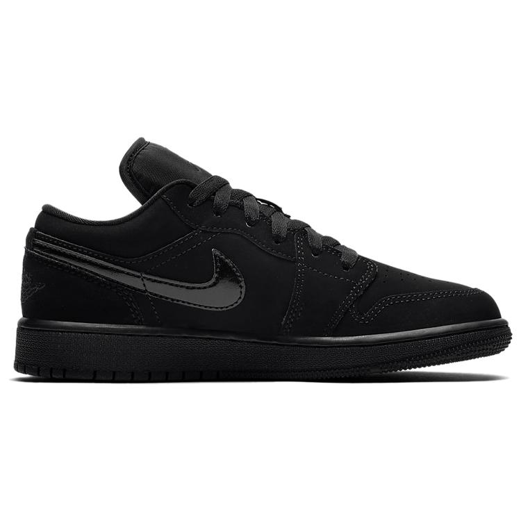 Jordan 1 Низкий GS Тройной Черный 553560-056