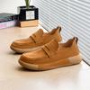 Fashion Spring Classic Loafers Men Sneakers Slip On Genuine Leather Casual Men Shoes Breathable Suede Leather Anti-skid Walking Footwear