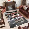 Peterbilt Heavy Trucks Customizable Name Area Rug Perfect for Game Room Living Rooms Foyer Balcony Anti-slip Rug Office home decor