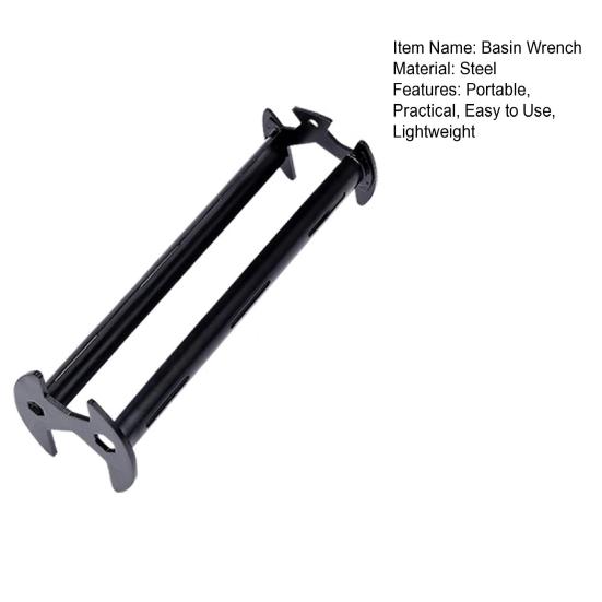 1/2 шт. многофункциональный ключ для раковины набор ключей для раковины поворотный на 360 градусов портативный многоразовый универсальный ключ для сантехников под раковиной