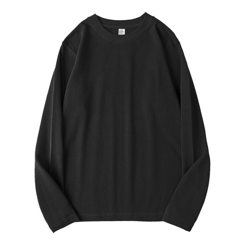 Cotton Long Sleeve T Shirt For Women Men Casual Basic With Round Neck For Spring