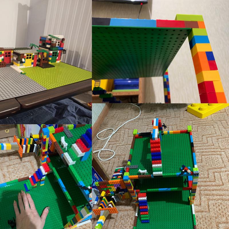 6 шт./компл. базовая пластина 32*32 32*16 шпильки классические фигурки строительные блоки пластины кирпичи опорная плита блоки детские игрушки для детей подарки