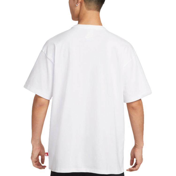 Nike Футболки Мужские Белые С Круглым Вырезом Средней Посадки IH9271-100