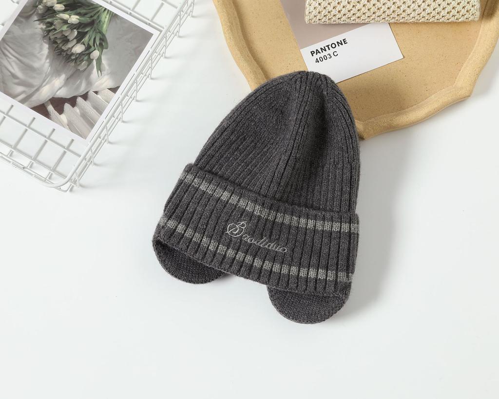 Осенне-зимняя вязаная шапка с надписью «Ухо защитное», флисовая, утепленная, для верховой езды, ветрозащитная, теплая, шерстяная, модная, холодная шапка