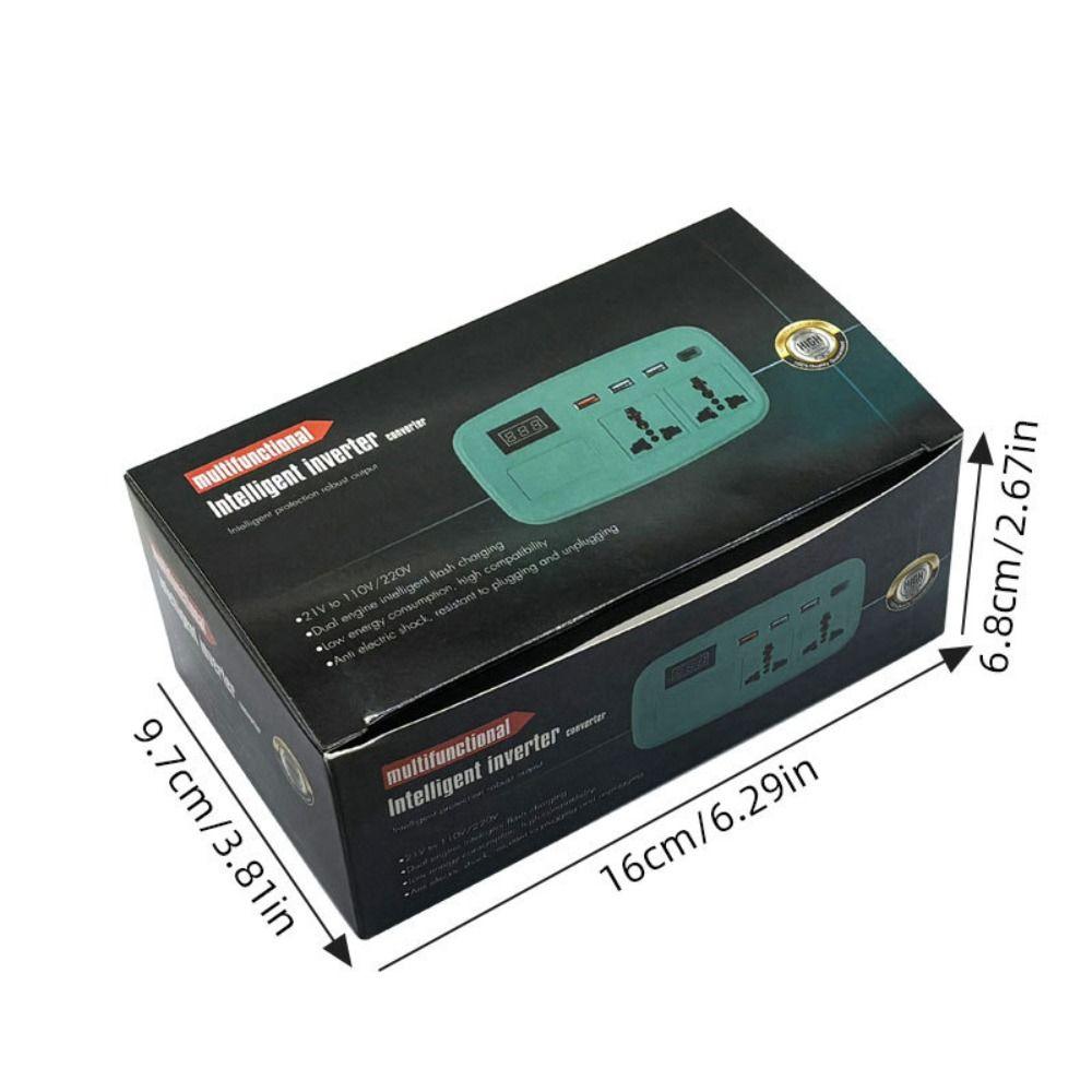 Compact Lithium Battery Inverter DC 21V To 220V High Power Battery Inverter Smart Multifunction Power Converter Transformer