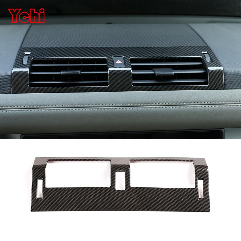 ABS Carbon Fiber For Land Rover Defender 110 2020-2024 Car Interior Modification Protection Cover Decorative Patch Accessories