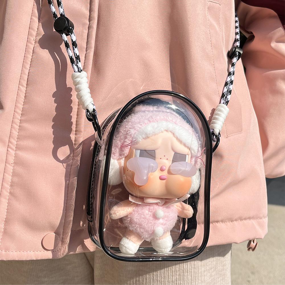 Для 15 см Crybaby Хлопок Кукла Наряд Сумка Через Плечо Боль ПВХ Сумка Для Хранения Кукол Демонстрационная Сумка