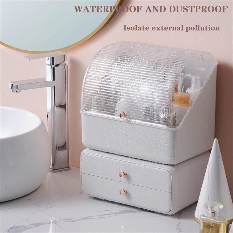 Cosmetics Box Dustproof Desktop Storage