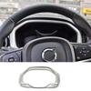 For Volvo XC60 XC 60 2018- interior Accessories Kit ABS Carbon Fiber Dashboard trument Screen Decoration Cover Trim