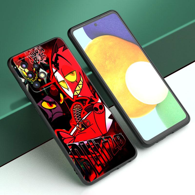 Чехол для телефона с изображением аниме Helluva Boss для Samsung A13 A22 A24 A32 A23 A25 A34 A35 A52S A53 A54 A55 A73 A12 A14 A15 A31 A33 A50 A51 A72