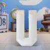 1 шт. 64 см Мозаичная Рамка для Шаров Буквы Большие Световые Буквы DIY Набор для Дня Рождения Свадебной Фотозоны Декор Буквы A-Z Вырезанная Пенопластовая Доска