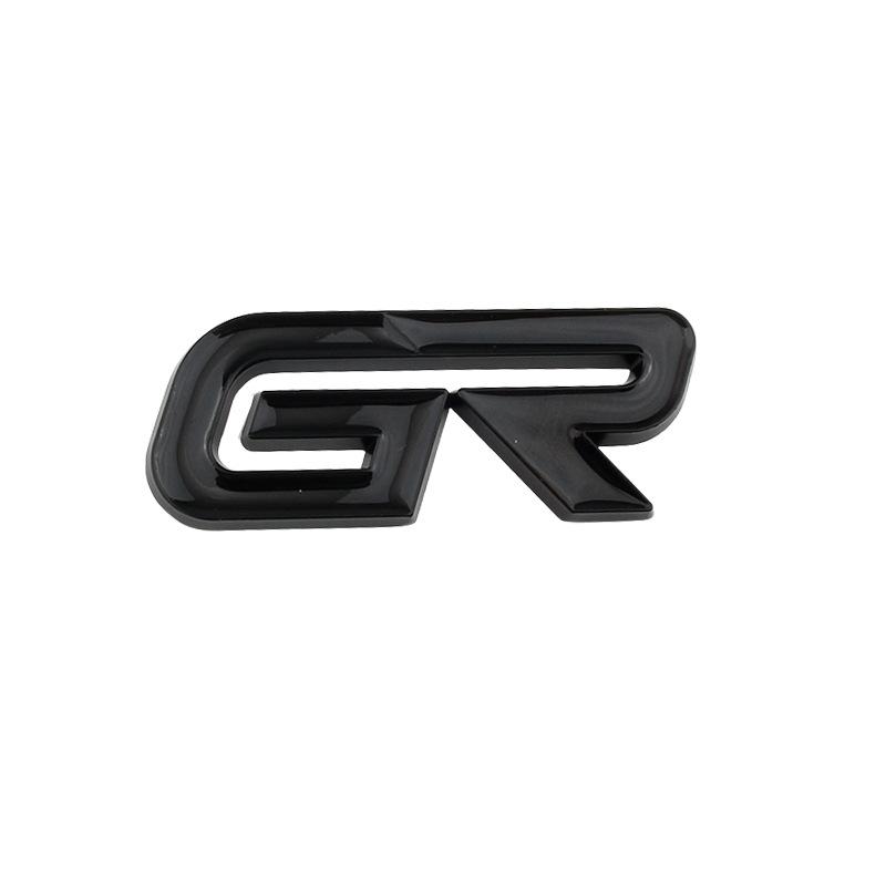 Car GR Logo Emblem Badge Stickers Decals Labeling For Toyota GR Sport Gazoo Racing Yaris Corolla Hilux Supra C-HR 86 Accessories