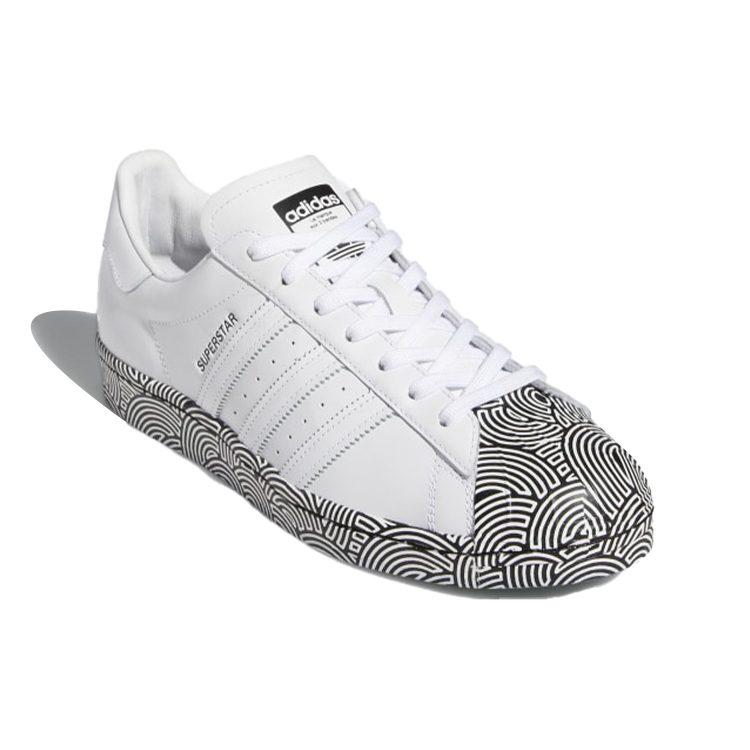 Суперзвезда Hirocoledge x Суперзвезда Adidas Originals 'Takahashi Hiroko - Белый Черный' FY1588