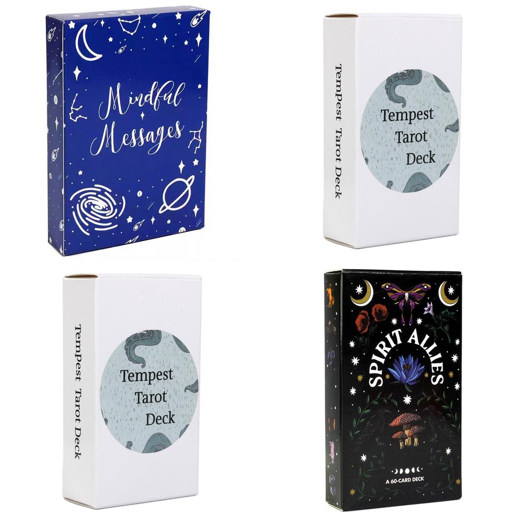 Unique English Version Tarot Cards Oracle Deck Featuring Intricate Illustrations
