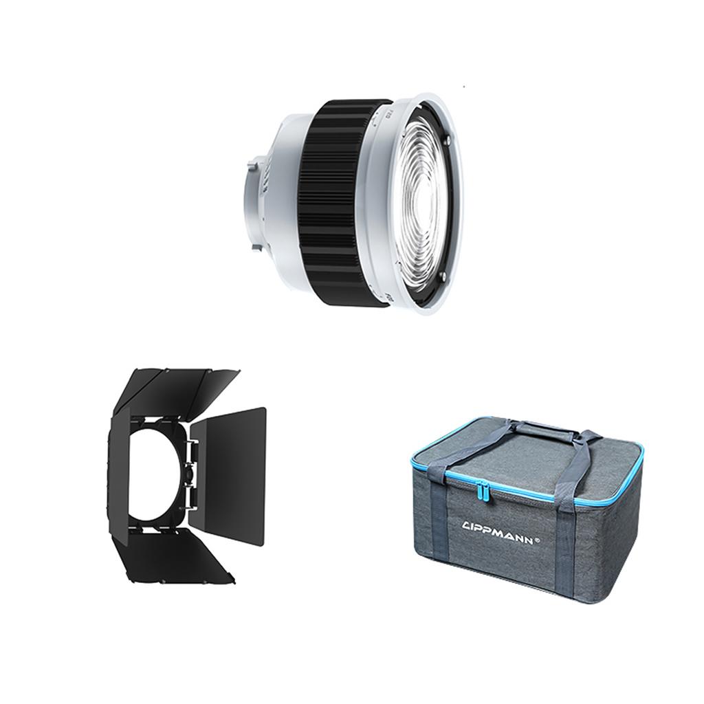 Линза Френеля для крепления Bowens 10 градусов 45 градусов Оптическая фокусировка в 10 раз ярче со съемными 4-лепестковыми шторками